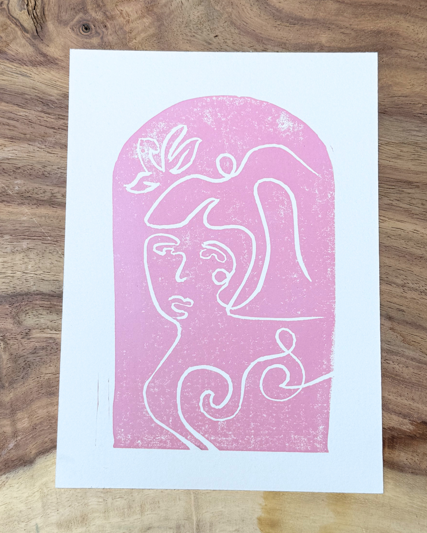 Pink Mermaid Print