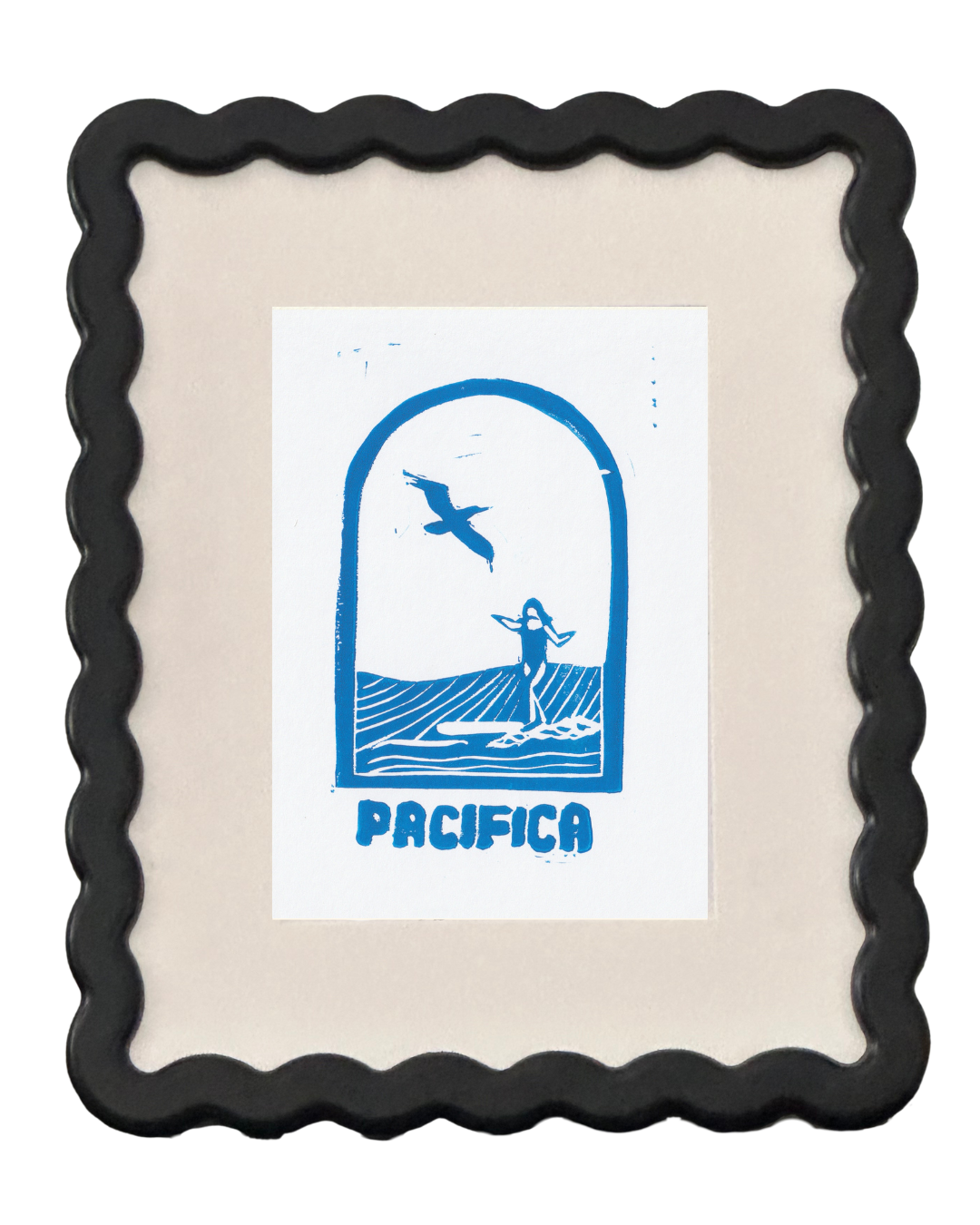 Pacifica Surfer Girl Print
