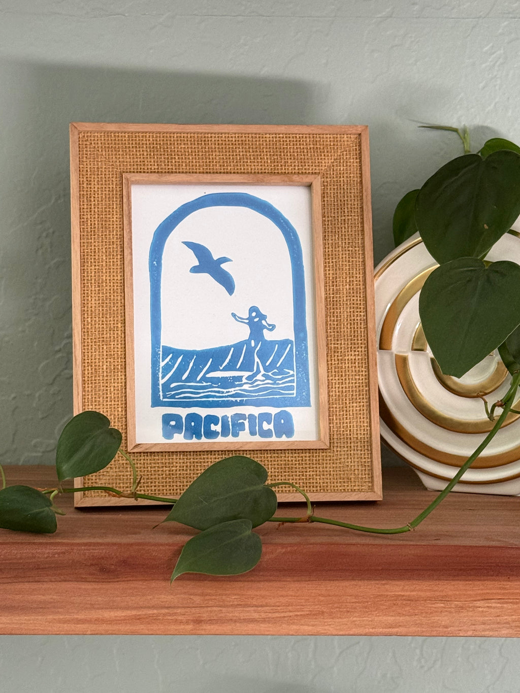 Pacifica Surfer Girl Print
