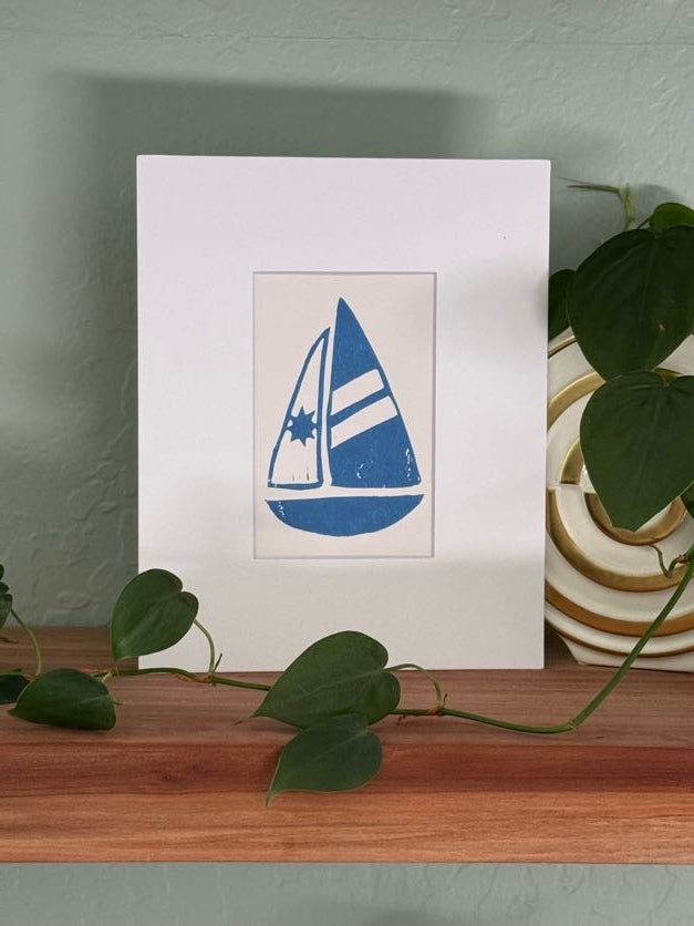 Star Sailboat Print