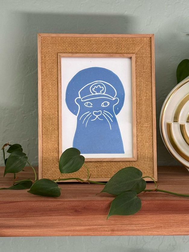 Ollie the Otter | Saintly Sea Creatures Print Collection