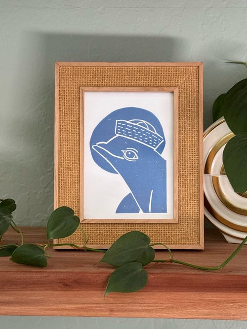 Dougie the Dolphin | Saintly Sea Creatures Print Collection