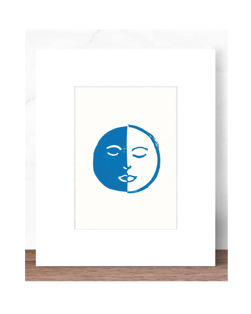 Moon Face Print