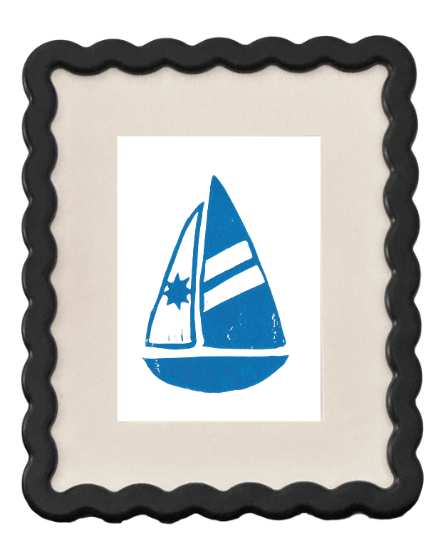 Star Sailboat Print