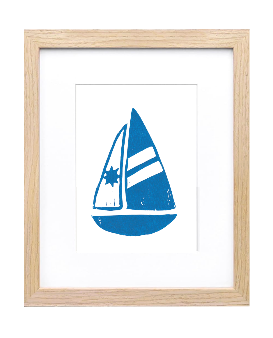 Star Sailboat Print
