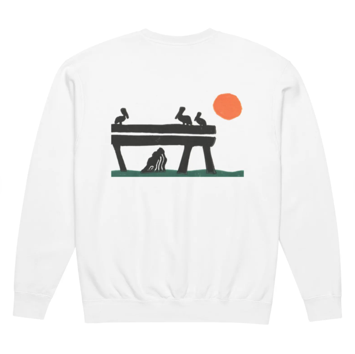 Pacifica Pier Memorial Crewneck | Fundraiser for Pacific Beach Coalition