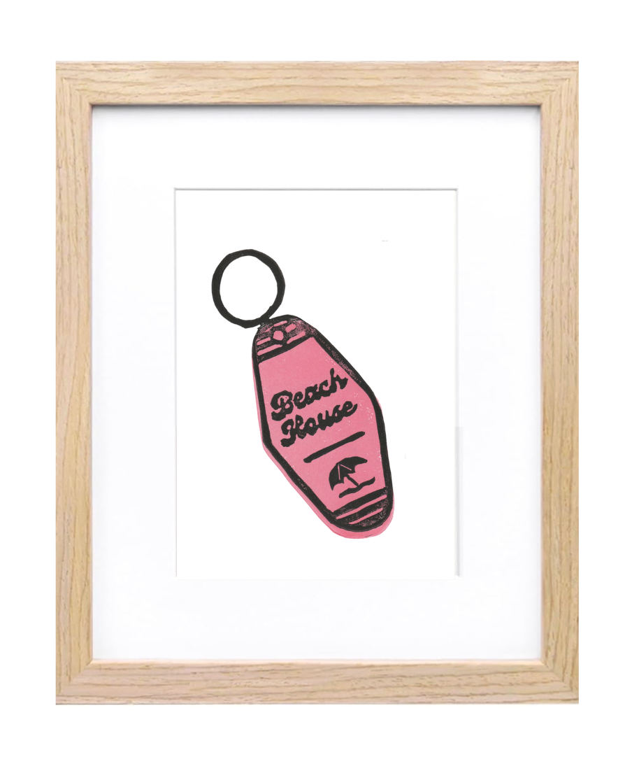 Key to the Beach House print