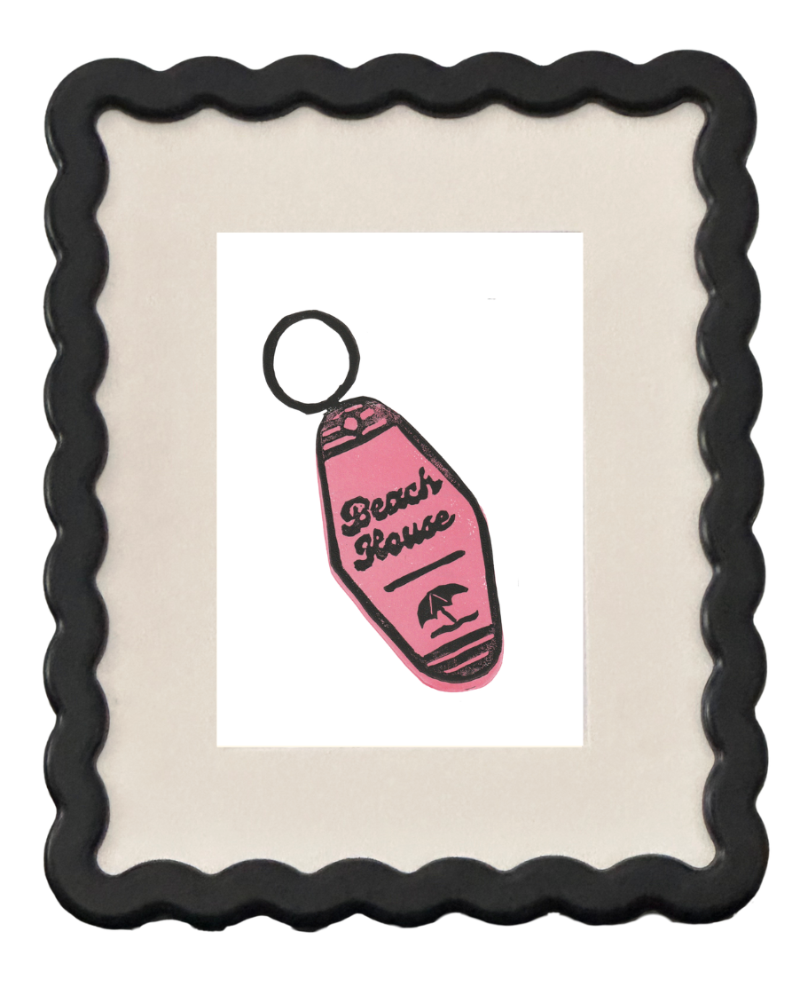 Key to the Beach House print