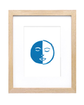 Moon Face Print